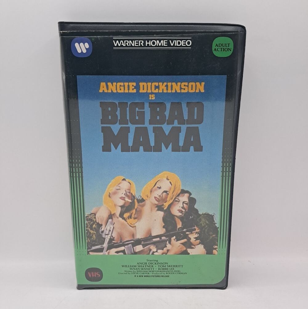 Big Bad Mama (VHS, 1983) Warner Home Video Rare Clamshell - Angie Dickinson